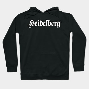Heidelberg written with gothic font Hoodie
